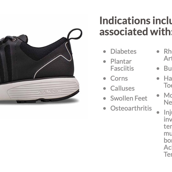 Dr. Comfort Gordon X Black Mens Walking Double Depth Diabetic Shoes Size 8 XW - Picture 16 of 16